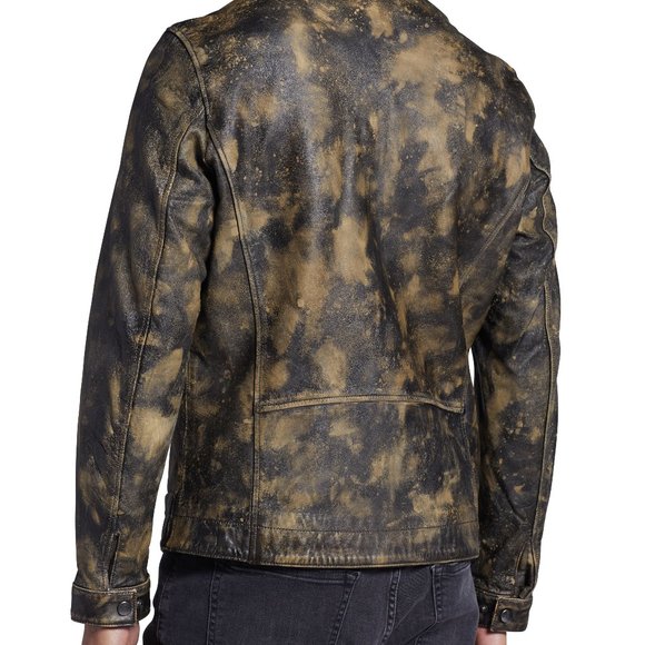 GIULIO Camo Leather Jacket - Picture 6 of 6
